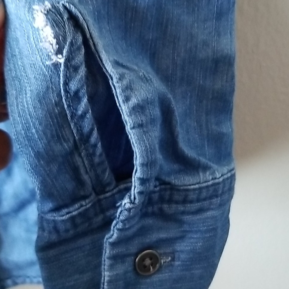 Denim long sleeved top - Picture 4 of 8